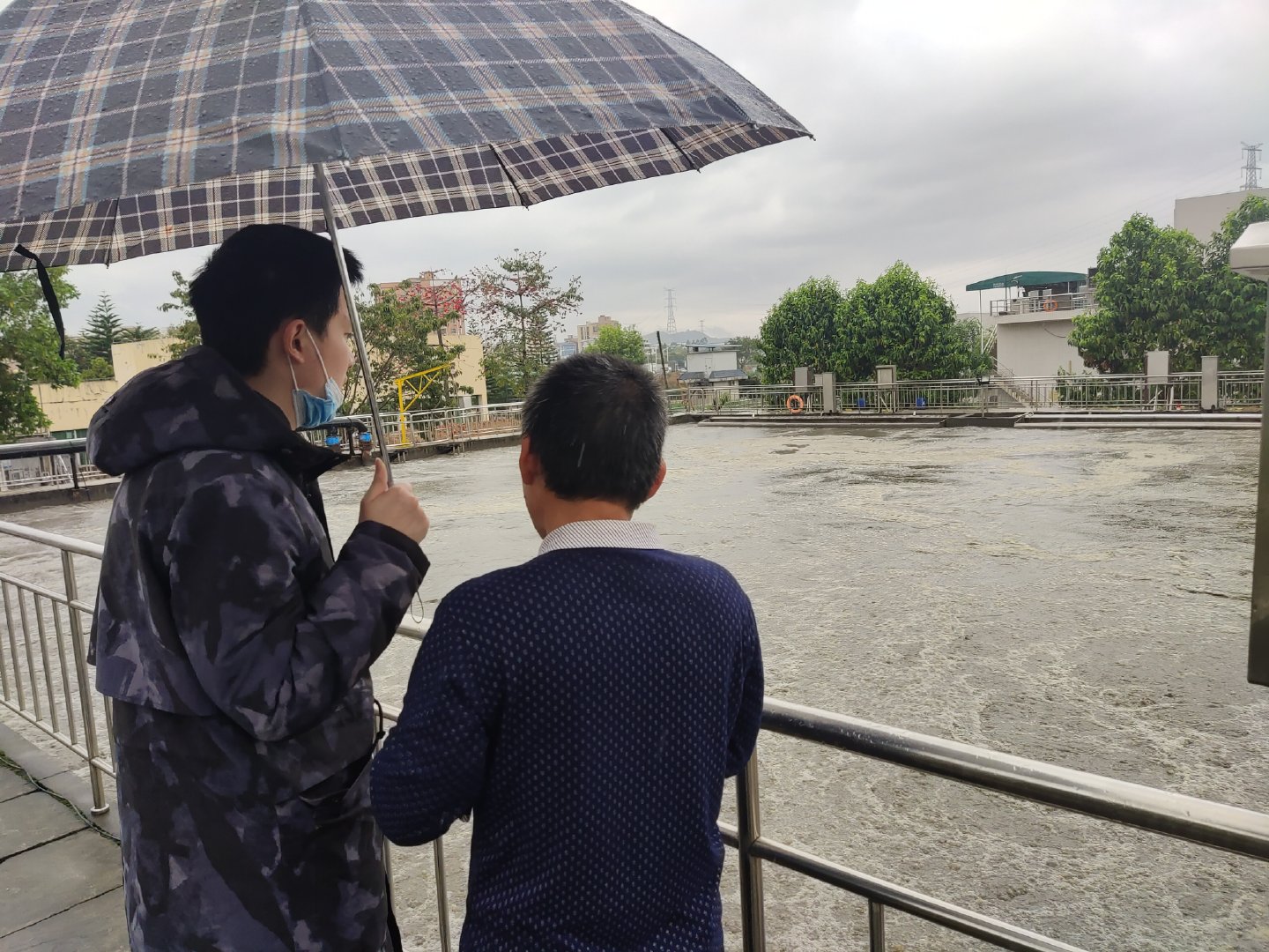 甘度生活廢水處理現場勘察